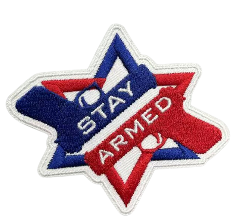 Stay Armed Tactical Patch – Jewish Self-Defense & American Freedom