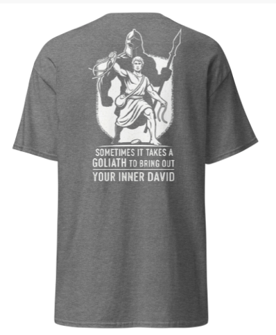Inner David Tee – Courage Against Goliaths