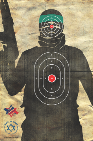 "H@M@S" Mozambique Drill target** - 10 targets per set