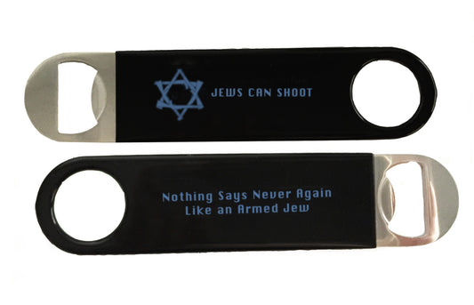 Paddle-Style Bottle Opener – Nothing Says Never Again Like an Armed Jew