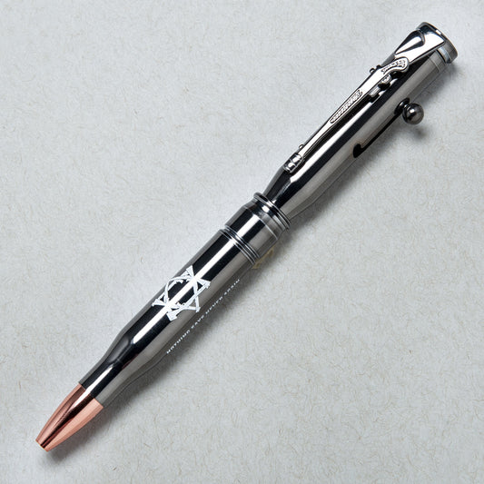 Bolt Action Rifle Metal Ballpoint Pen- Gun Metal