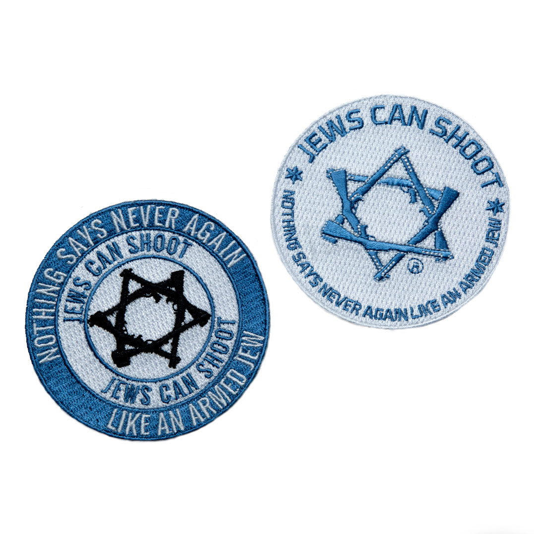 By popular demand, JEWS CAN SHOOT PATCHES, are now available