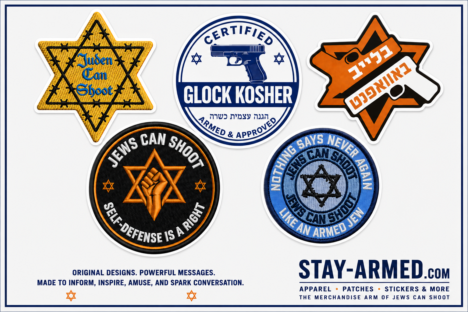 Patches, Decals & Wristbands – Stay-Armed