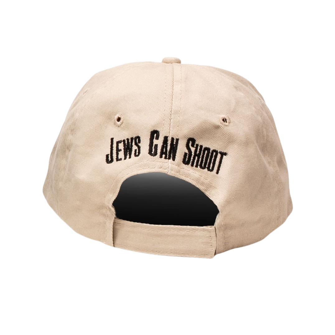 Jews Can Shoot Khaki Ball Cap – Limited Restock!