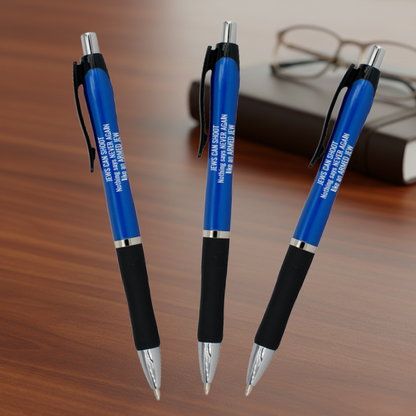 JEWS CAN SHOOT® Ballpoint Pen Set (3-Pack) — “Nothing Says Never Again Like an Armed Jew®” | Black Ink