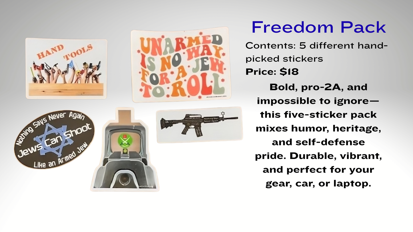 FREEDOM PACK - FIVE HANDPICKED STICKER - SPECIAL