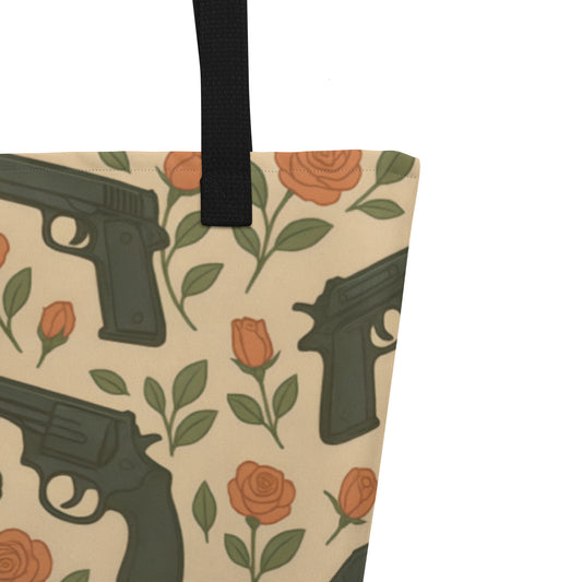 The Armed Rose Tote Small All-over print