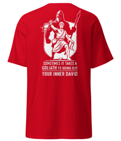 Inner David Tee – Courage Against Goliaths