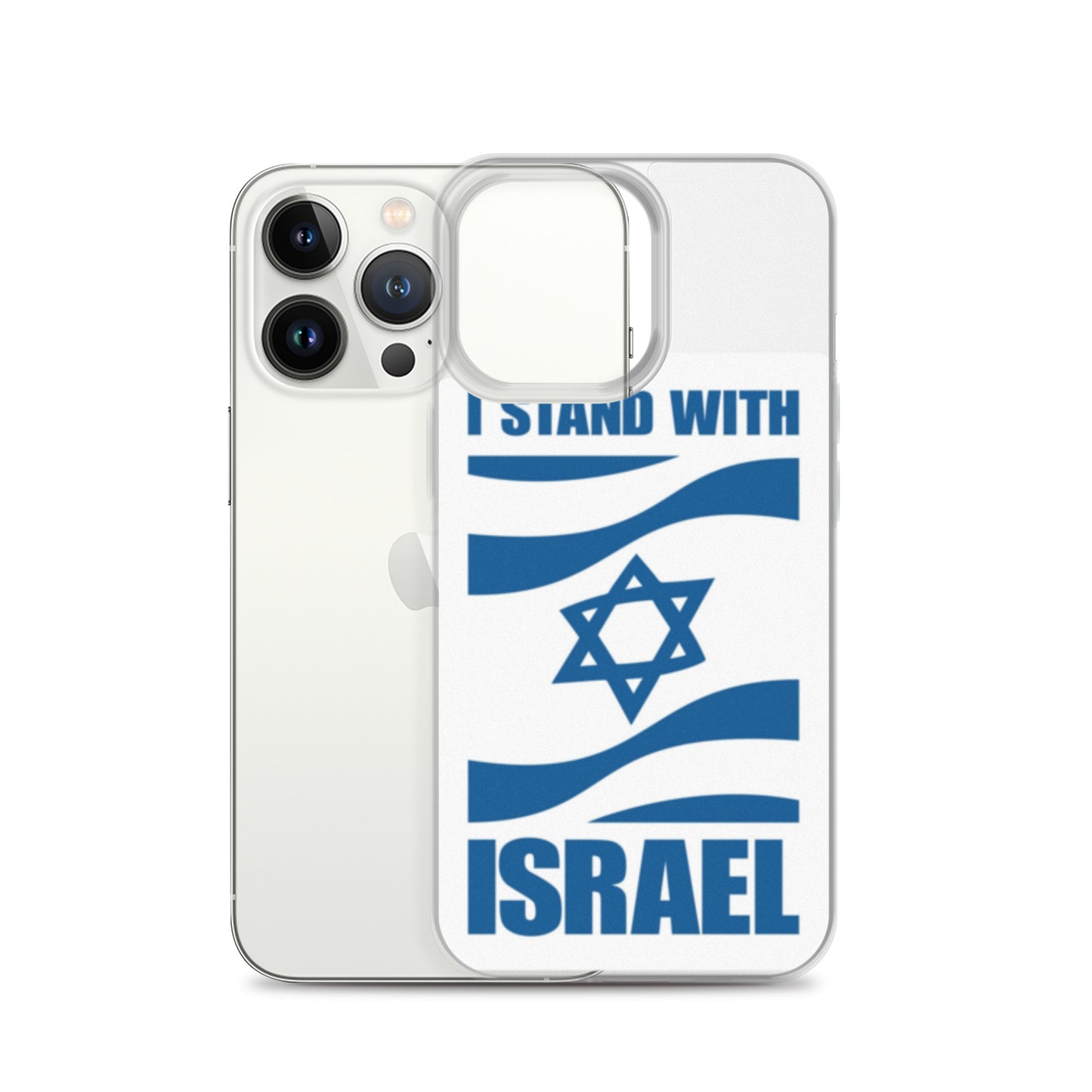 Clear Case for iPhone® I Stand With Israel