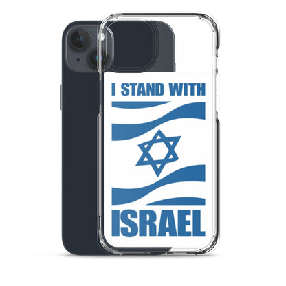 Clear Case for iPhone® I Stand With Israel