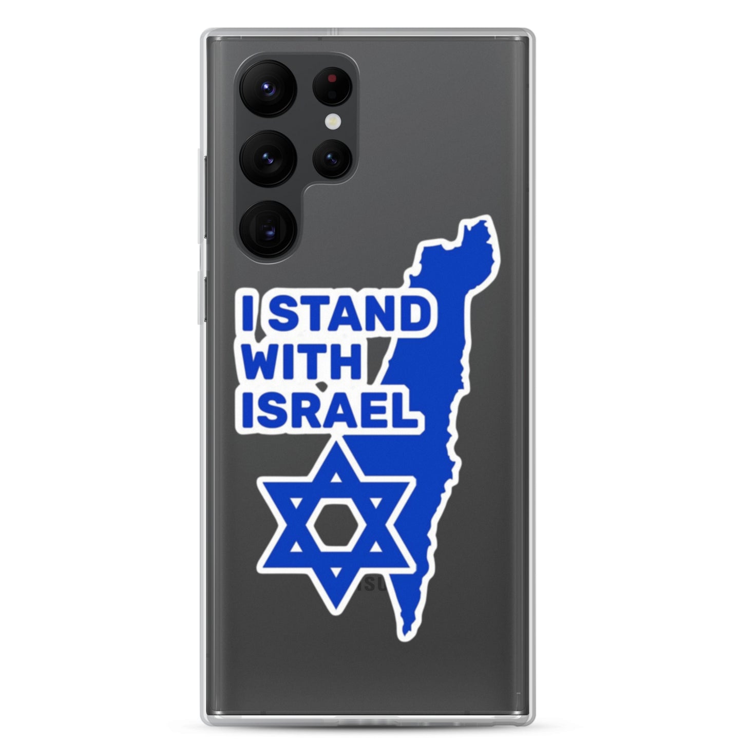 I STAND WITH ISRAEL Clear Case for Samsung®
