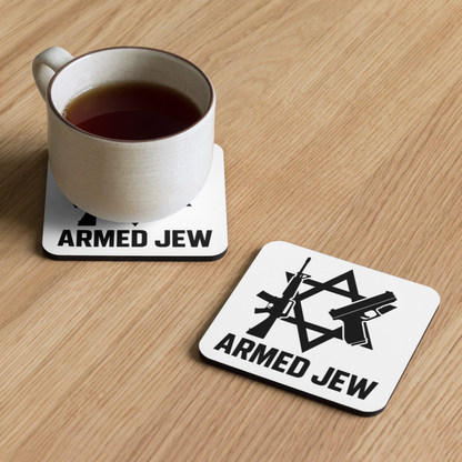 ARMED JEW Coaster – Bold. Unapologetic. Unmovable.