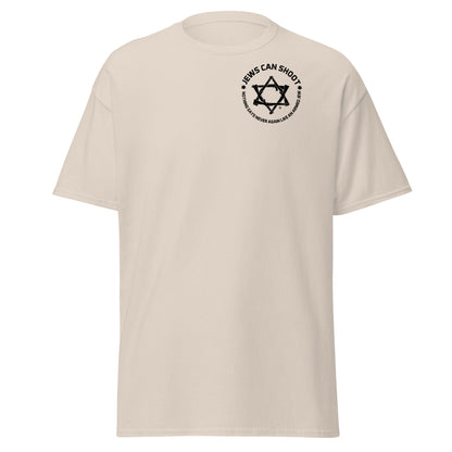 Jews Can Shoot tee - perfect for groups and clubs