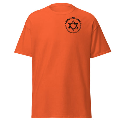 Jews Can Shoot tee - perfect for groups and clubs