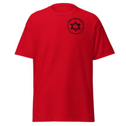 Jews Can Shoot tee - perfect for groups and clubs