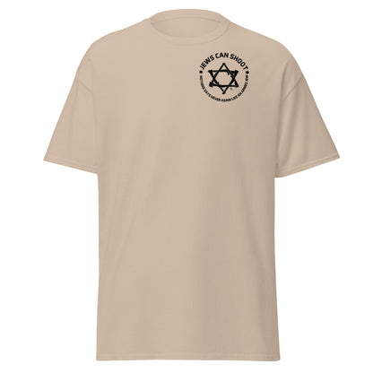 Jews Can Shoot tee - perfect for groups and clubs