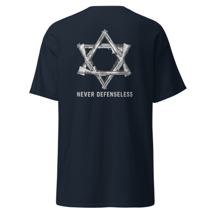 Never Defenseless™ Black Tee